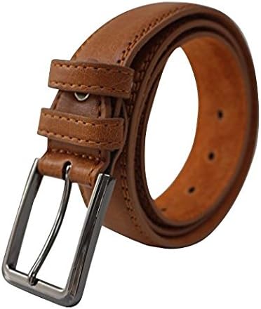 CHILDRENS LEATHER 1.25" WIDE BELTS KIDS BELT BOYS BELTS GRAIN EFFECT MB108