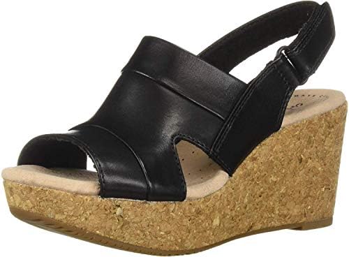 CLARKS Women's Annadel Ivory Wedge Sandal