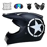 conjunto de ropa para motocross ▶El nuevo casco de moto pesa unos 960 gramos. Apenas puedes sentir el casco, así que conducir es más divertido. Disfrute de una experiencia de conducción cómoda con una visión clara y una cabeza fría