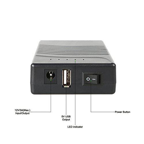 TalentCell Rechargeable 36W 12V/3000mAh Lithium Ion Battery Pack, 12V
