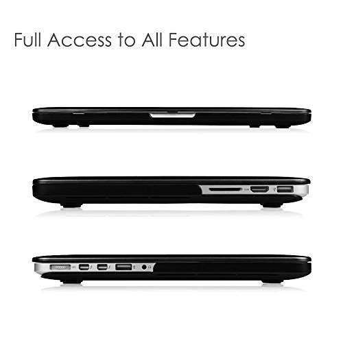 Fintie MacBook Pro 15 Retina H  lle  No CD-ROM Drive  - Ultrad  nne Plastik Hartschale Schutzh  lle Snap Case f  r Apple MacBook Pro 15 4  with Retina