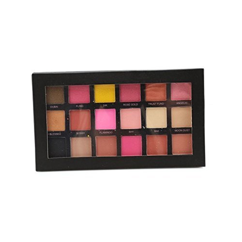 GODHL 18 Farben Beauty Palette Rosegold Lidschatten Makeup Augen Schminke Paletten Kosmetik - 4