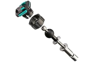 Ultimateaddons Motorcycle Fork Stem Yoke Mount with 3 Prong Attachment (17.5-20.5mm)