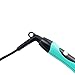 Risingmed 2 in 1 Hair Iron Hair Straightener/Curler 25mm Mini Hair Curler Dual Voltage Hair Curling Wand Ceramic Curling Iron /Curling Tongs (Blue)