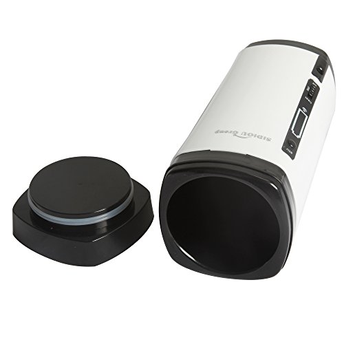 Sidiou Group Automatische Rühren nachladbare USB-Stromversorgung Beheizte Warmer Kaffee Wasser-Getränk-Cup Getränke Tee Heizung Tasse 130ml (weiß) - 5