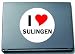 Produktbild Indigos I Love Aufkleber Decal Sticker Laptopaufkleber Laptopskin 297 mm mit Stadtname SULINGEN