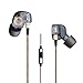 Produktbild Fulltime® Ursprüngliche KZ-ATE Pro Performance-In-Ohr Kopfhörer HIFI DJ Exquisite Earbuds Foam Tips mit Mikrofon-Steuerung für iPhone / Samsung / LG / HTC-Smartphones (Schwarz)