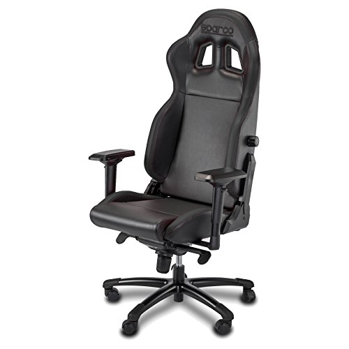 Sparco Gaming 00976NR Sedia da Gaming, Nero