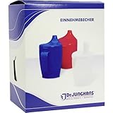 Dr. Junghans Medical 29018 Einnehmebecher mit Griff, weiß, Deckel 12 mm
