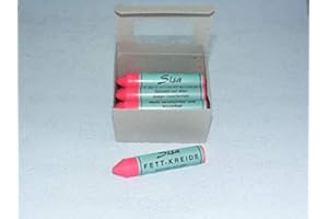 GTTCCG SISA 260205 Lot de 12 craies de sculpture en gras Rose