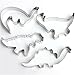 Produktbild Ören Ausstechformen Dinosaurier 4er Set aus Edelstahl Dino Keksausstecher Ausstecher Plätzchen Dinosaurier