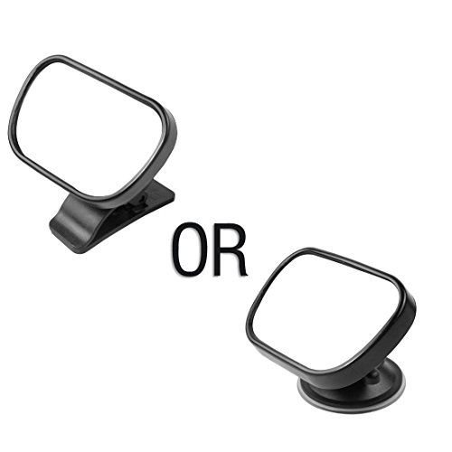 Starcrafter Auto Baby Spiegel Einstellbare Rückspiegel für Babyschalen mit Saugnäpfe und Klammer - 8