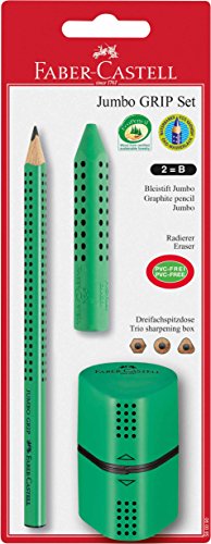 Faber-Castell 580090 - Jumbo Grip Set, grün