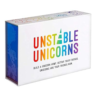 Teeturtle Tee3678uubsg1 Instables Licornes Jeu de Cartes, Multicolore