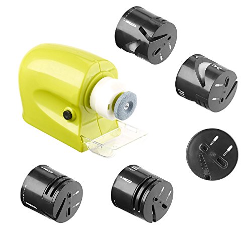 Rosenstein & Söhne Elektrischer Messer- & Werkzeugschärfer mit extra feinem Schleifstein - 2