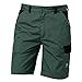 Produktbild Elysee Rio Canvas-Shorts  Schwarz | Grau | Robustes Gewebe | Abrieb- u. Reißfest | Teilelastischer Bund | Dreifache Kappnähte  Schmutz-, Öl-, Wasserabweisend  Viele Taschen (62, Grau/Schwarz)