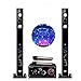 Price comparison product image MLL Tempered glass floor-standing home theater audio living room TV Bluetooth speaker,black,A