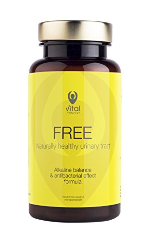 FREE - sistema urinario Naturalmente saludable. Limpiar las vías urinarias. Con la vara de oro, abedul blanco, hojas de ortiga, extractos de arándano. Complemento alimenticio para ayudar a tratamiento de infecciones UTI. 90 cápsulas píldoras. No contiene gluten y sin OGM.