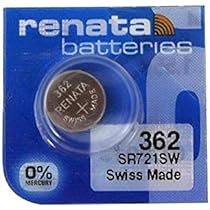 Batteria Renata 362 - 1,5V, Svizzera, Per Orologi, Alternativa A SR721SW E AG11 - Foto 5