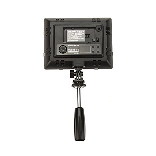 Yongnuo YN-300 III LED lumi  re r  glable 3200k-5500k Temp  rature de couleur pour DSLR Canon Nikon Olympus Pentax Samsung Sony avec Fonctionnement du t  l  phone    distance IR   un stylo de nettoyeur