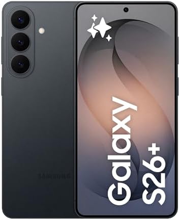 Samsung Galaxy S26+ Smartphone AI, 256GB, 3 anni di Garanzia, Processore Avanzato, Assistente Foto, Creative Studio, Camera 50 MP, 4900 mAh, Black [Versione italiana]