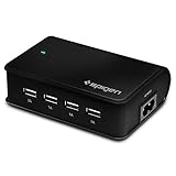 USB Charging Station, Spigen [Rapid USB Wall Charger] [4-Port 25W] [Multi Port USB] Desktop Charger USB Charger for Smartphones iPhone 7/7 Plus/6S/6, Galaxy S8/S8 Plus/S7 S7 Edge/S6/Note5, Huawei, LG, OnePlus, Tablets and Many Other Devices USB Wall Charger - F204