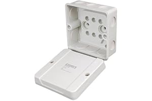 ‎HENSEL Hensel Kabelabzweigkasten DE 9340 bis 4qmm 3ph. 6qmm Dose, Gehäuse für Montage auf der Wand/Decke 4012591602712 (3 Stück Kabelabzweigkasten)