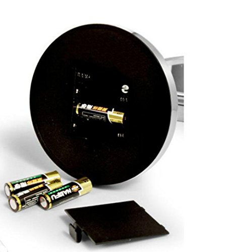 Asvert 6 Zoll LED-Desktop-Spiegel Metalllampe Spiegel,360 ° drehbar zweiseitige Make-up-Spiegel - 6