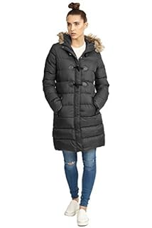 brave soul wizard long padded coat with faux fur hood