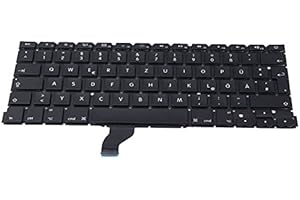 ‎OLVINS OLVINS Laptop-Tastatur-Layout, kompatibel mit MacBook Pro 13 Zoll Retina A1502 Tastatur, GR, Deutschland, 2013–2015