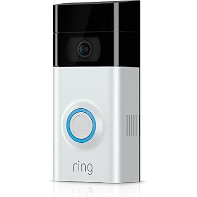 Ring 8VR1S7-0EU0 Video Doorbell 2, Sonnette vidéo HD avec Audio bidirectionnel compatible Wi-Fi, Nickel