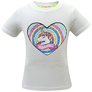 Thombase Camiseta mágica de lentejuelas