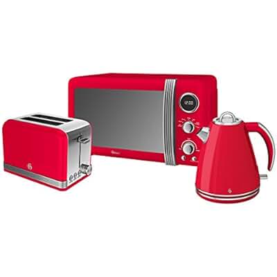 Amazon.co.uk: Red - Kettle & Toaster Sets / Small Kitchen Appliances ...