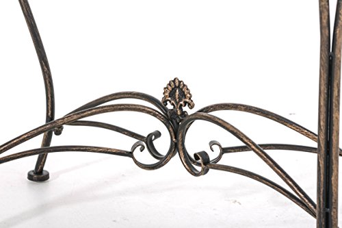 CLP Eisen Blumentisch SORANA, Konsolentisch für die Wand, Metall, ca. 80 x 35 cm bronze - 7