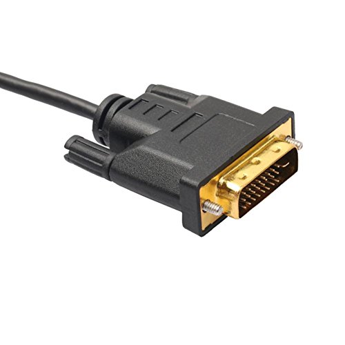 Wingogo Gold-24 + 1 HDMI-Stecker auf DVI-D-Stecker-Kabel für HDTV, Plasma-TV, DVD und Beamer - 3