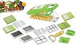 One Stop Shop Slings Super Dicer Fruit & Vegetable Chopper, Chipper, Peeler, Cutter, Slicer 14 in 1 RS.445 (70.00% Off) - Amazon