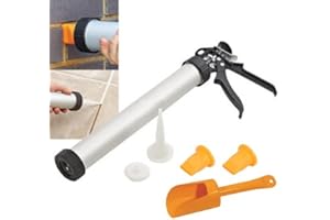 ELITEZOTEC New Mortar And Grouting Gun Set For Brick Pointing And Tile Cement Professional New