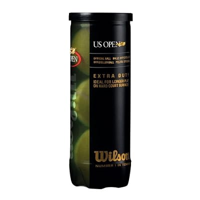 Wilson Us Open Lot de 3 balles de tennis Jaune