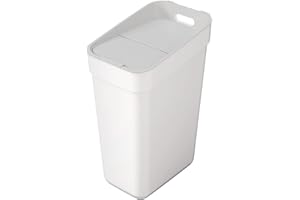 CURVER Ready to Collect 30L Mülleimer perfekt zur Trennung von Abfall, Mülltrennsystem stapelbar, weiß