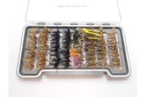 TROUTFLIES UK BOXED FISHING FLIES 72 Deadly Daddy Long Legs Trout Flies, Variety of Patterns, DIY13