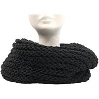 Tour de cou, anneau d' écharpe, tricotée. Unisexe.