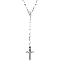 Rosaire Collier Avec Croix Et Perles Multicolores - Bleu, Rose, Jaune, Vert, Neuf Sans Emballage