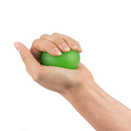 3er-Set PREMIUM Griffkrafttrainer/ Handtrainer/ Unterarmtrainer/ Fingertrainer/ Griffkraftbälle/ Grip Strength Balls zum Unterarmtraining mit VERSCHIEDENEN WIDERSTÄNDEN in AMPELFARBEN inkl. hochwertigem Aufbewahrungsbeutel - 4