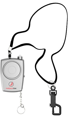 redpackline Taschenalarm (Personal Alarm) und Minitaschenlampe mit 120 dB Sirene