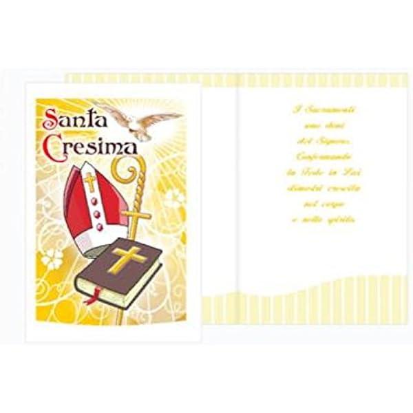 Dream S Party Biglietto Di Auguri Per La Cresima Biglietto Augurale Completo Di Busta Amazon It Giochi E Giocattoli