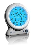 Key Lock opción Gro-Clock - Reloj para bebés, color blanco (HJ008) [Enchufe UK]