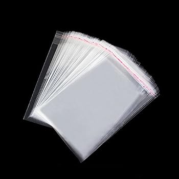PH PandaHall 500pz Sacchetti Trasparenti OPP Bustine in Plastica con PH PandaHall 500pz Sacchetti Trasparenti OPP Bustine in Plastica con