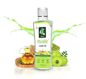 thalir - From the midst of nature Control Hair Fall - Pure Herbal Oil - Solution for Dandruff - Promote Hair Growth - 100ml