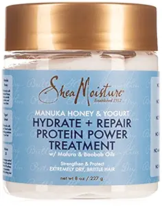 SHEA MOISTURE MANUKA HONEY & YOGURT HYDRATE + REPAIR PROTEIN-STRONG TREATMENT 8OZ