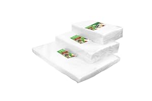 ‎WVACFRE WVacFre 150 Beutel 15x25cm(50) und20x30cm(50) und28x40cm(50) Vakuumier Beutel Vakuumbeutel für Lebensmittel,BPA-Frei Sous Vide Vakuumierbeutel Beutel für Vakuumierer und Folienschweißgeräte Geeignet